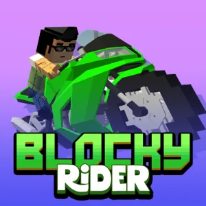 Play game Blocky Rider now!