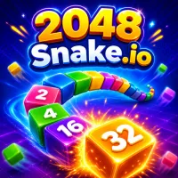 Play game 2048 Snake.io now!