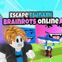 Play game Escape Tsunami Brainrots Online now!