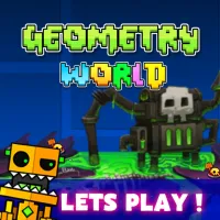 Play game Geometry Dash World now!