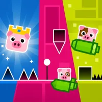 Play game Geometry (Pig) Dash now!