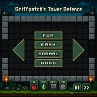 Play game Griffpatch's Tower Defence Remix now!