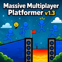 Play game Massive Multiplayer Platformer v1.3 now!