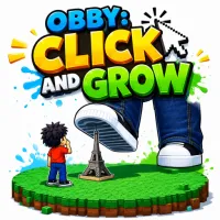 Play game Obby: Click and Grow now!