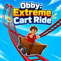 Play game Obby: Extreme Cart Ride now!