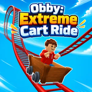 Play game Obby: Extreme Cart Ride now!