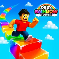 Play game Obby Rainbow Tower now!