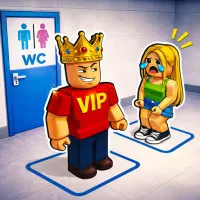 Play game Obby Toilet Line now!