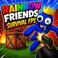 Play Rainbow Friends Survival FPS now!