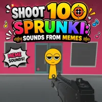Play game Shoot 100 Sprunki: Sounds from Memes now!