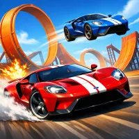 Play game Two Stunt Supercars now!